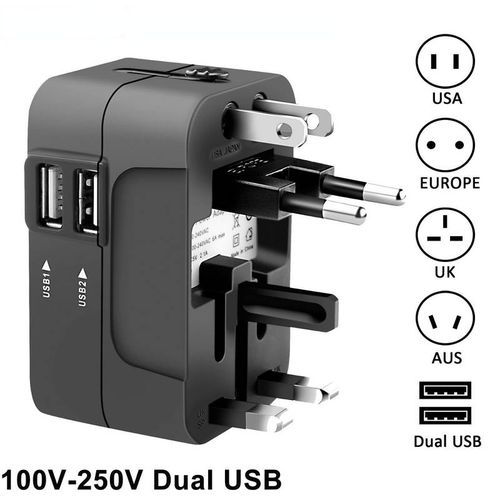 Adaptateur de voyage universel, convertisseur de prise, pour les