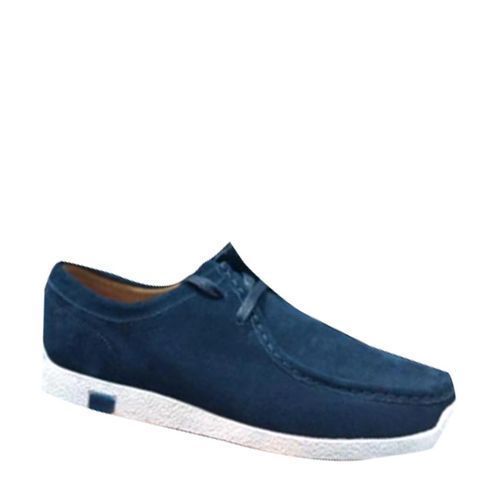 product_image_name-Fashion-Chaussures Hommes En Derbies à Lacets Semelles Blanche - Bleu-2