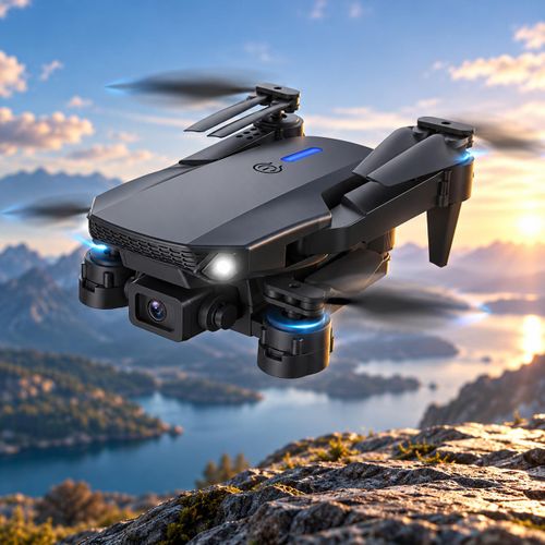 Generic Drone Pliable Télécommandé avec Caméra HD - E88 - image 2