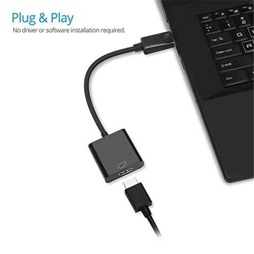 product_image_name-Generic-1080P DisplayPort DP vers hdmi adaptateur compatible convertisseur Port d’affichage mâle DP vers femelle HD TV adaptateur câble vidéo Audio pour PC TV-6