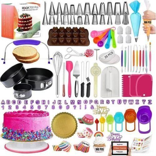 product_image_name-Generic-Kit De 700 Fournitures De Décoration De Gâteaux Avec Fournitures De Pâtisserie - Outil De Décoration De Gâteaux-1