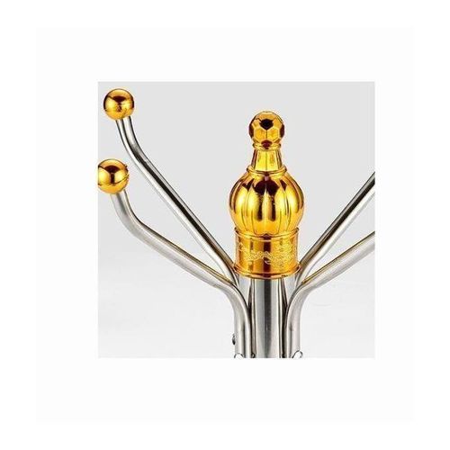 product_image_name-Generic-Magnifique Porte-Manteau Chambre À Coucher Et Bureau En Acier Inoxydable 1,70m (Couleur: Argent Et Doré)-3