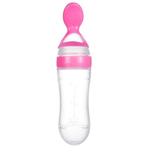 product_image_name-TiLECC-3Pcs Silicon Squeeze Feeding Bottle + Fruit Feeder + Finger Brush-2