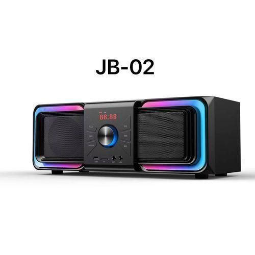 ALiTOP Enceinte Bluetooth JB-02 Haute Puissance avec Éclairage LED RGB – USB, TF, FM