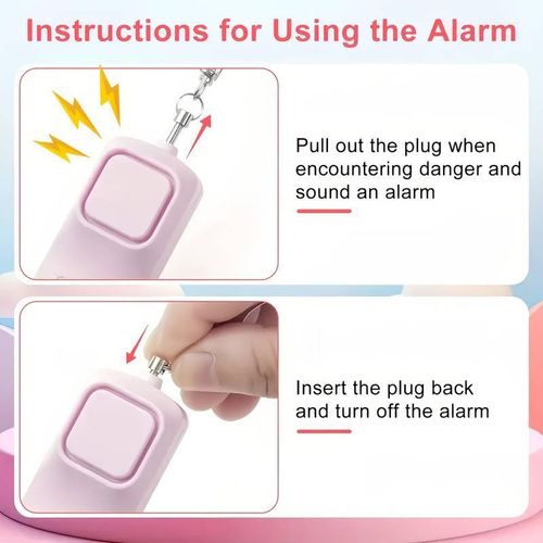 product_image_name-Generic-Porte-clés alarme de défense personnelle – Dispositif de sécurité personnelle d'urgence à 130 dB-4