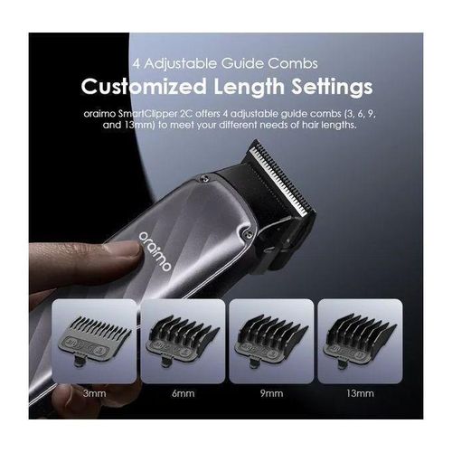 product_image_name-Oraimo-Tondeuse à Cheveux Professionnelle SmartClipper 2C Couleur Argent-4