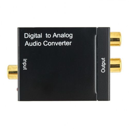 Convertisseur audio numérique vers analogique, câble audio optique, câble  Cinch, Adaptateurs
