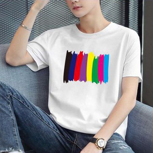 Yixin T-shirt Manches Courtes Pour Homme - 4 Pieces - Multicolore - Prix  pas cher