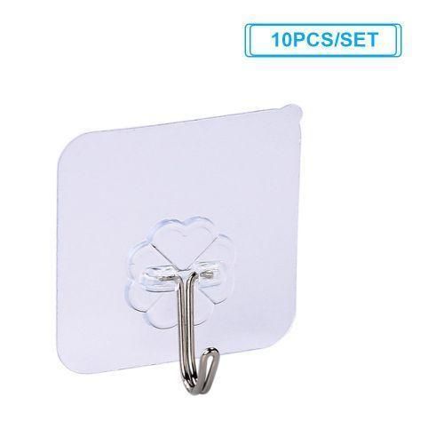 product_image_name-Generic-Crochet Adhésif - 10 Pièces -Transparent-1