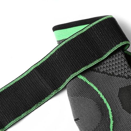 Generic Chevillère de Sport Professionnelle STRAP-X - Maintien Ajustable & Compression 3D - Noir/Vert - image 3