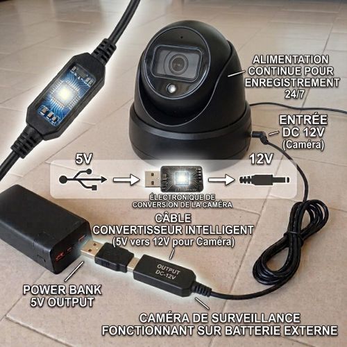 Generic cables pour ventilateur rechargeable et de router vers vers power bank en cas de coupure - image 8