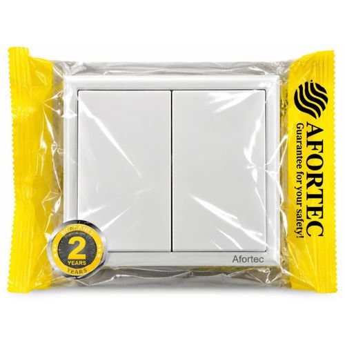 Generic Interrupteur double bipolaire blanc