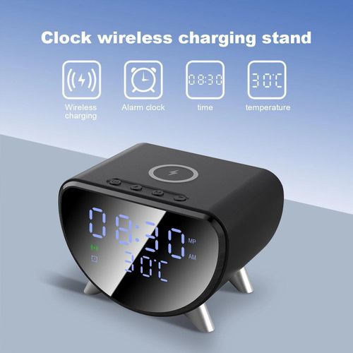 product_image_name-Generic-Horloge numérique domestique et réveil avec affichage de la température et chargeur sans fil de 15W-2