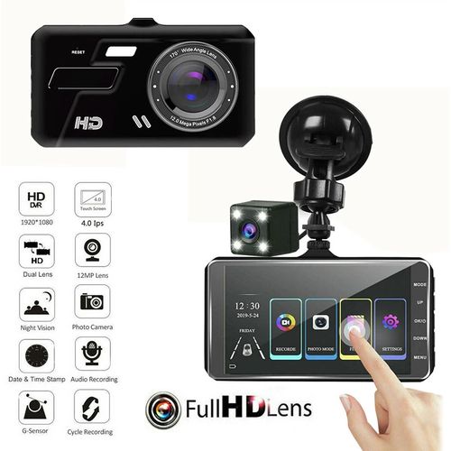 Dash Cam - vision nocturne double objectif enregistreur DVR