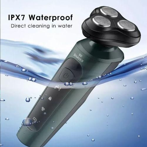 Generic 4-en-1 USB, éclairage numérique intelligent, lavable, multifonctionnel pour rasage, vert - image 6