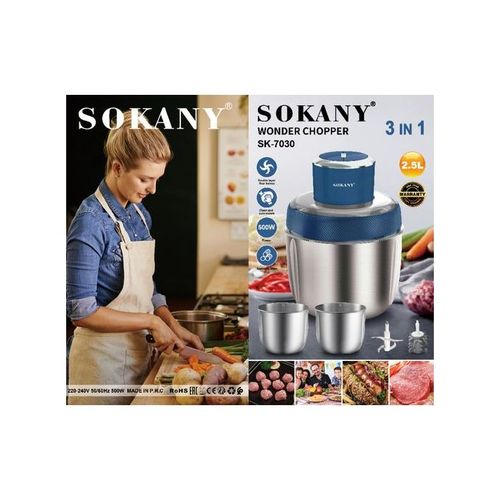 Couvercle Rechange Pour Hachoir SOKANY SK-7028 - Pièce Originale