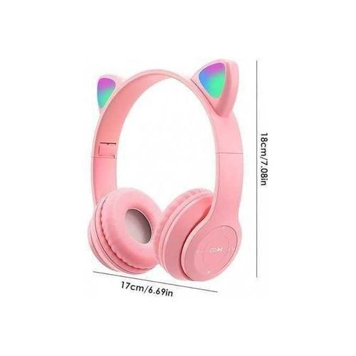 product_image_name-Generic-Casque Bluetooth Pour Enfant Catcar Headset P47M - Rose-1