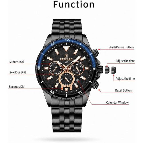 REWARD Montre Lux RD81101-3 Etanche Homme - image 6