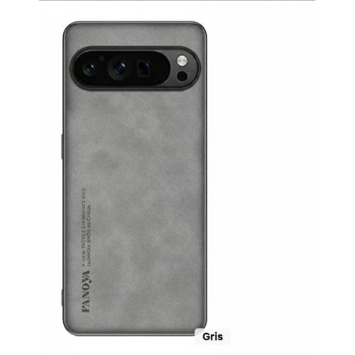 product_image_name-Generic-Coque GOOGLE PIXEL 9 PRO (Gris) - ÉLÉGANTE, LÉGÈRE, ULTRA FINE AVEC DOS EN SIMILI CUIR ANTI-DÉRAPANTE -1