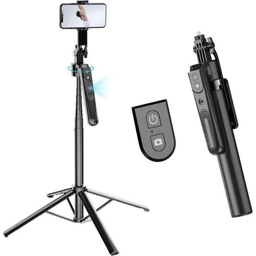 product_image_name-Generic-Trépied extensible de suivi automatique du visage, trépied rotatif à 360°, contrôle automatique ou manuel, caméra intelligente pour vidéo, vlog, diffusion en direct-1