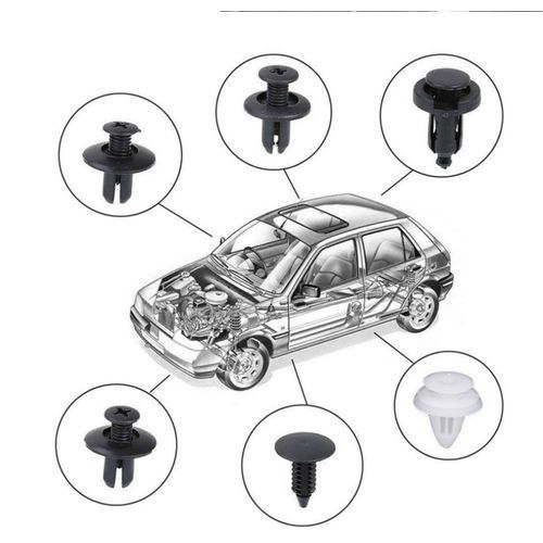 Lot De 100 Clips De Fixation Automobile En Plastique, 6 Tailles, Rivet De  Retenue De Véhicule, Panneau De Porte, Doublure De Garde-boue, Garniture De  Pare-choc, Clips De Voiture Mixtes - Auto Attaches