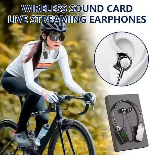 Generic ecouteur bluetooth tour de cou -affichage numerique led batterie - image 4