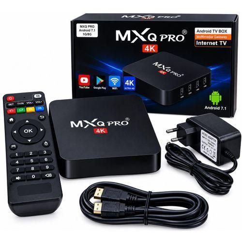 Mxq Pro Tv Box 4k – Android 14.0 WiFi 5G Processeur Quad Core