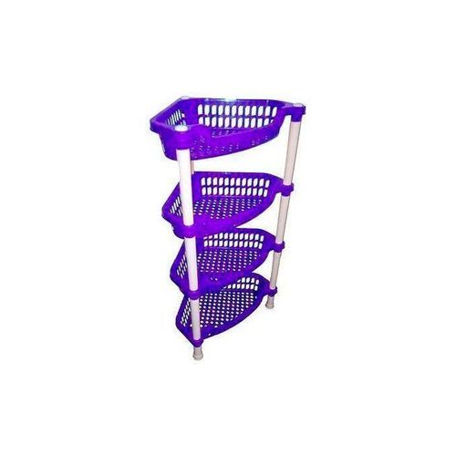 product_image_name-Generic-Petite Étagère Salle De Bain Ou Cuisine Plastique 4 Racks Stockage-1