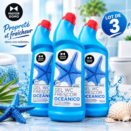 Generic Gel WC Efficace senteur Oceanico PACK-3 Mayor DOMO