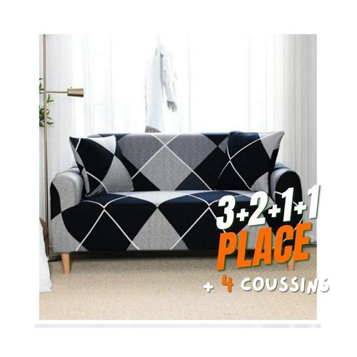 product_image_name-Mika-Housse de canapé élastique universelle ensemble de quatre pièces + 4 coussins-1
