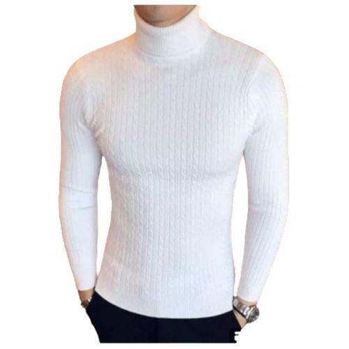 Fashion Pull Over Col Roule Blanc Prix pas cher Jumia CI