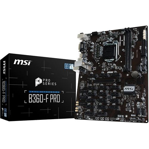 Msi Carte Mère Intel MSI B360-F Pro DDR4-SDRAM - Noir - Prix pas