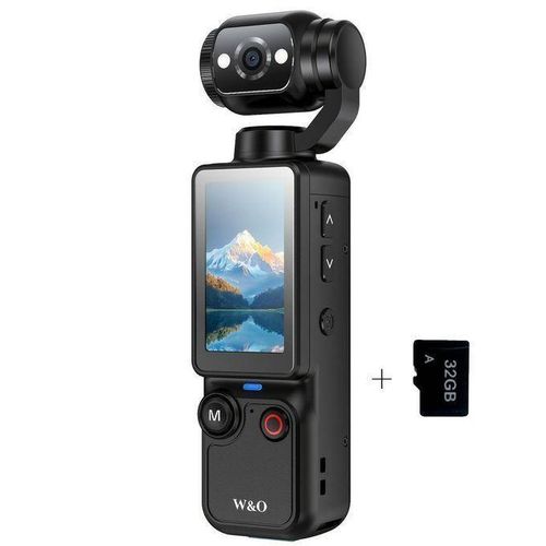 Generic Caméra Gimbal Portable W&O – Stabilisateur 3 Axes avec Écran Intégré - image 2