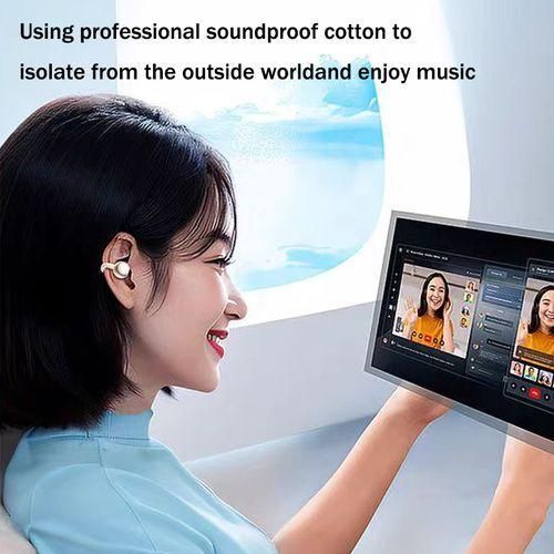 product_image_name-Lenovo-Ta410 Casque Bluetooth 5.4 Oreille Clip Basse Jeu 300mah-4