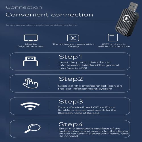 product_image_name-ANTHO-Adaptateur CarPlay Sans Fil 2025, Dongle CarPlay Sans Fil, Convertit CarPlay Filaire En Adaptateur Sans Fil Plug And Play, Compatible Avec Les Voitures à Partir De 2016 et iPhone iOS 12+ (noir)-2