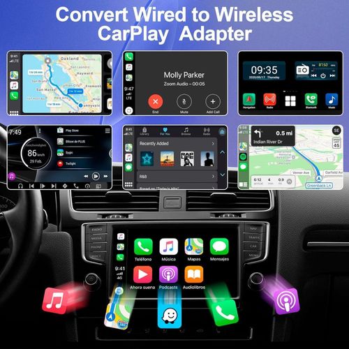product_image_name-ANTHO-Adaptateur CarPlay Sans Fil 2025, Dongle CarPlay Sans Fil, Convertit CarPlay Filaire En Adaptateur Sans Fil Plug And Play, Compatible Avec Les Voitures à Partir De 2016 et iPhone iOS 12+ (noir)-5