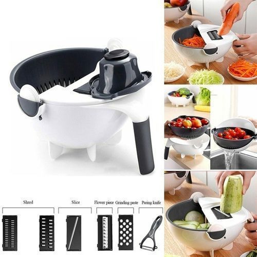 product_image_name-Generic-Rappeuse - Coupe Légume - Hachoir - Multifonction -noir/blanc-1