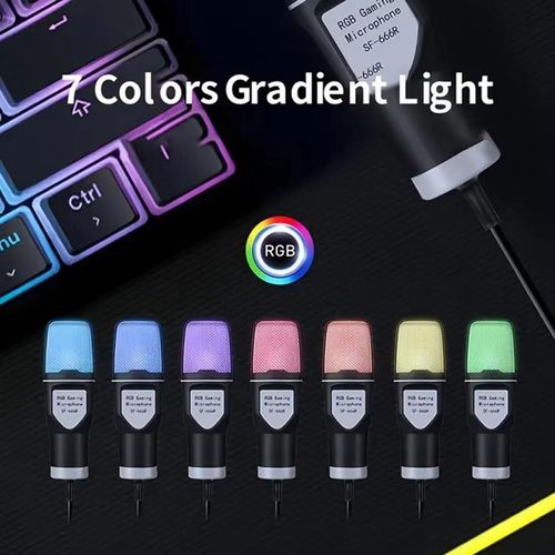 product_image_name-Generic-Microphone de jeu à condensateur filaire RGB USB, adapté aux podcasts, studios d'enregistrement, diffusion en direct, ordinateurs portables et de bureau.-7