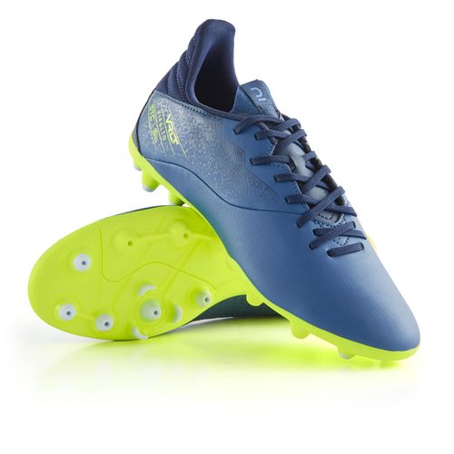 KIPSTA by decathlon CHAUSSURES DE FOOT VIRALTO BLEU JAUNE - Prix