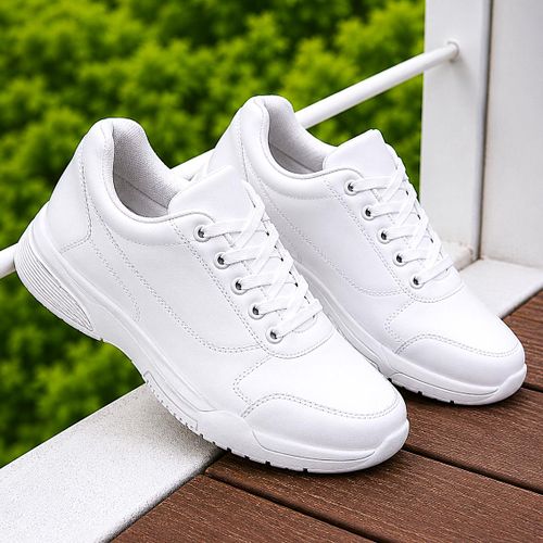 Fashion Chaussure basket en gomme tout blanc
