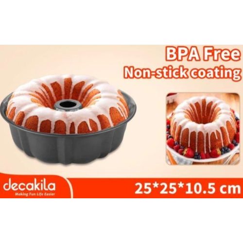 Decakila Moule De Gâteau Bundt 25*10,5Cm   KMTT081B - image 2