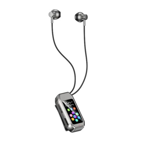 Generic Écouteurs Bluetooth tour de cou avec écran LED - image 2