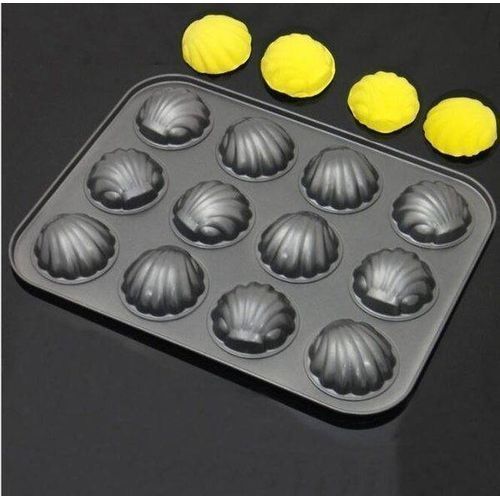 Generic Moule À Gâteau 12 Creux - Gâteau En Forme De Coquillage