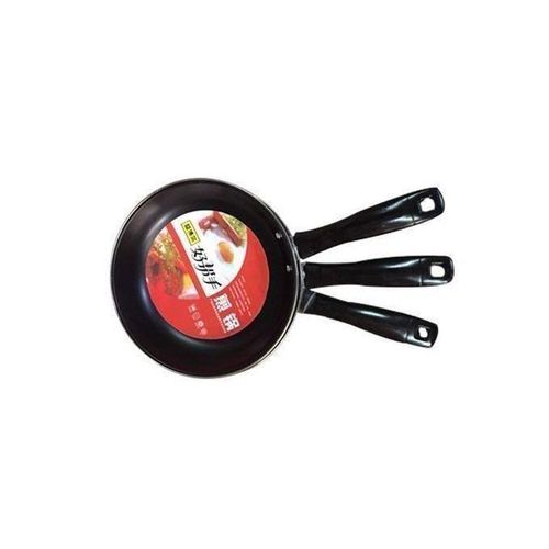 product_image_name-Generic-3 Pièces De Poêle Anti Adhésif Noir. GH-1