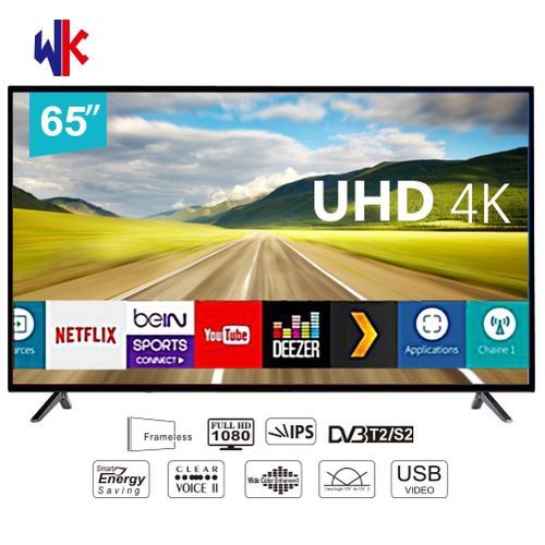 Generic WK TV Smart 65"  UHD – Frameless (Sans bordure)