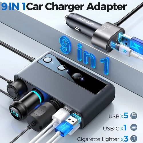 Adaptateur de chargeur de voiture, répartiteur de prise allume