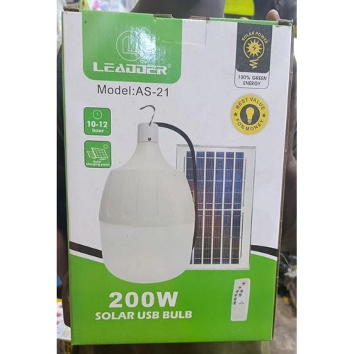Generic Ampoule Solaire LED Rechargeable Leadder AS-21 200W USB - image 3