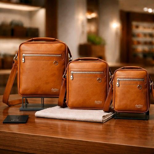 product_image_name-Fashion-Ensemble de 3 Sacs Bandoulière Homme - MARRON-2