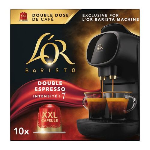 Nespresso Capsules NESPRESSO L'OR Double Expresso - Intensité 7 - 10Capsule  Café XXL - Prix pas cher