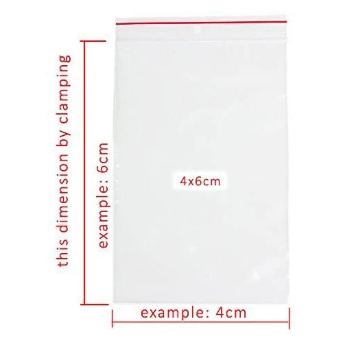 Sachet zip transparent 35x45 cm